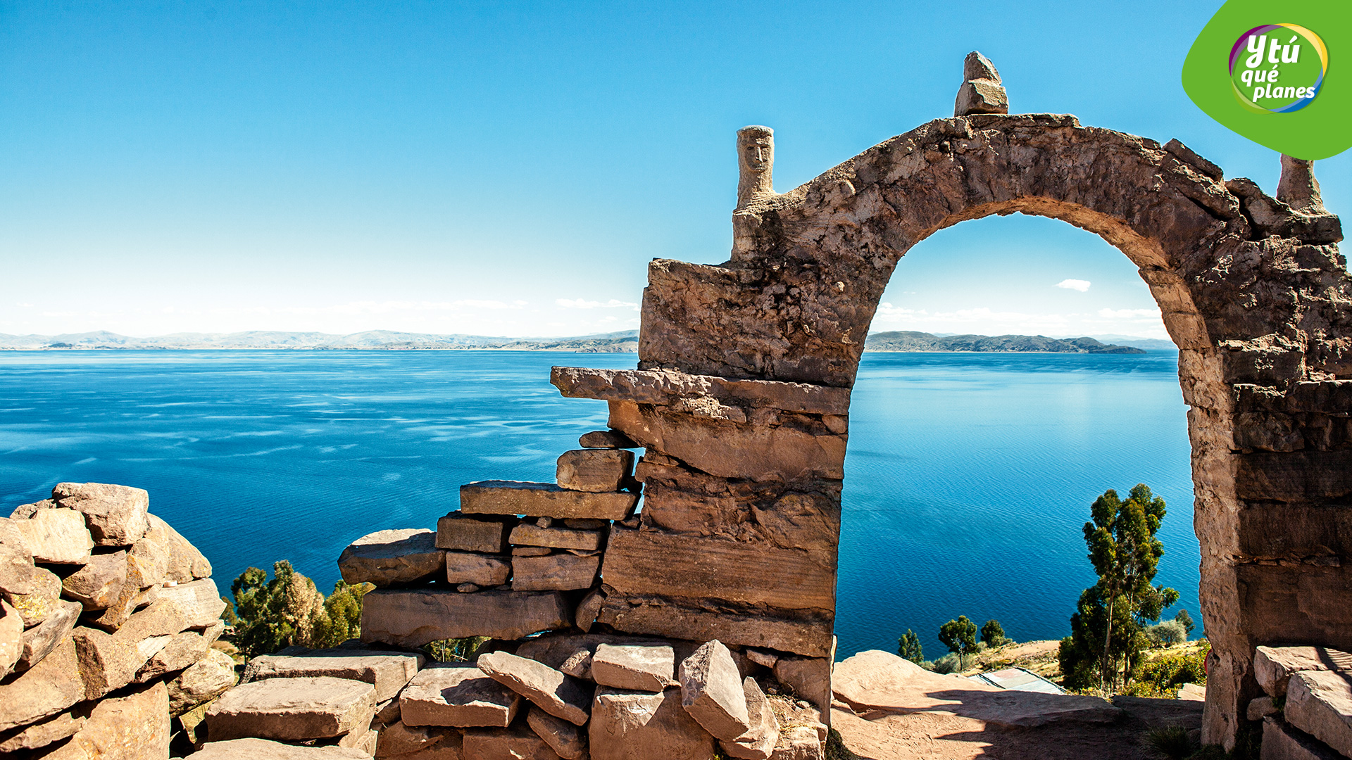 Isla de Taquile en el Lago Titicaca